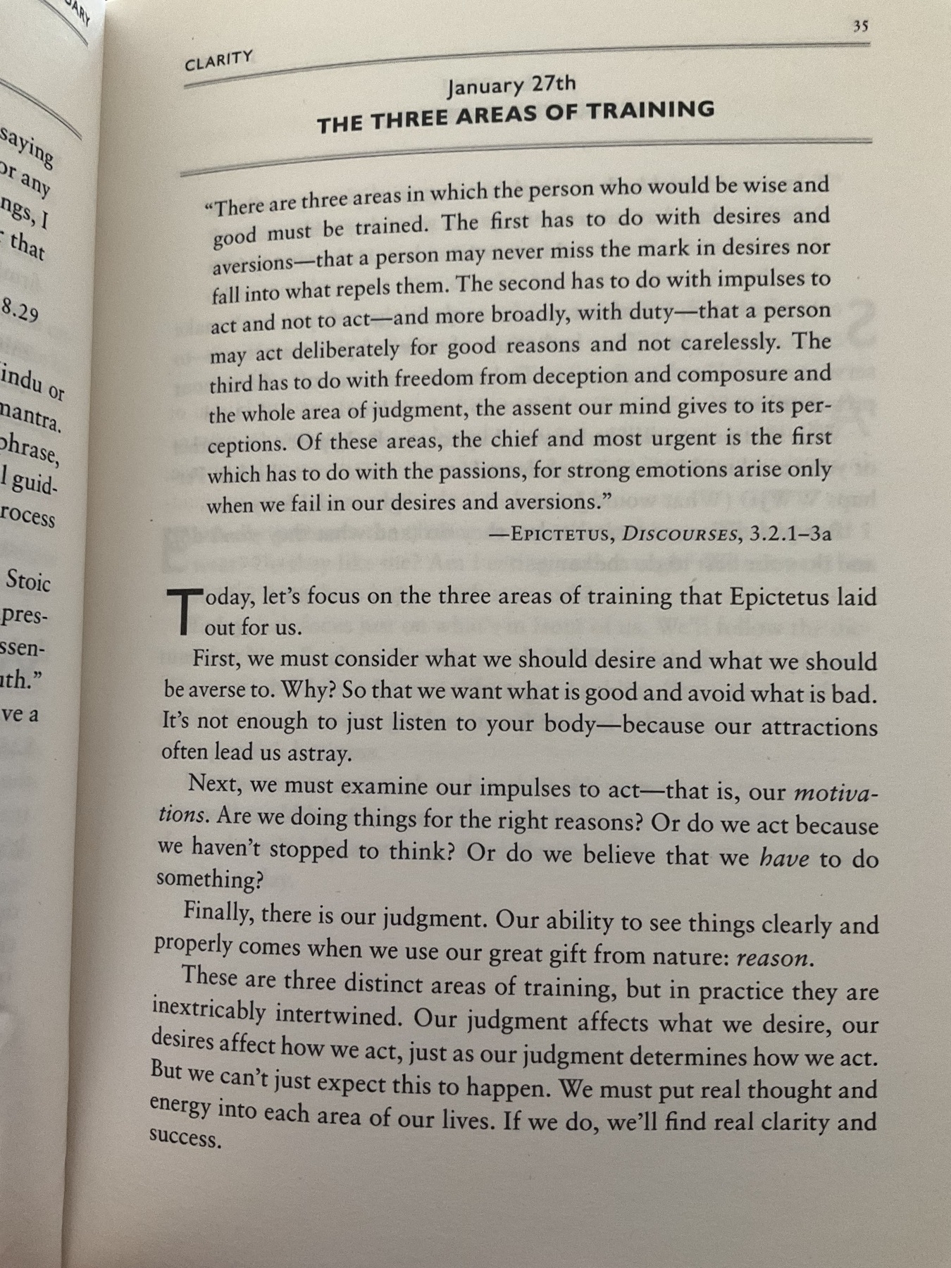 The Daily Stoic … The Daily Quote … Page 35