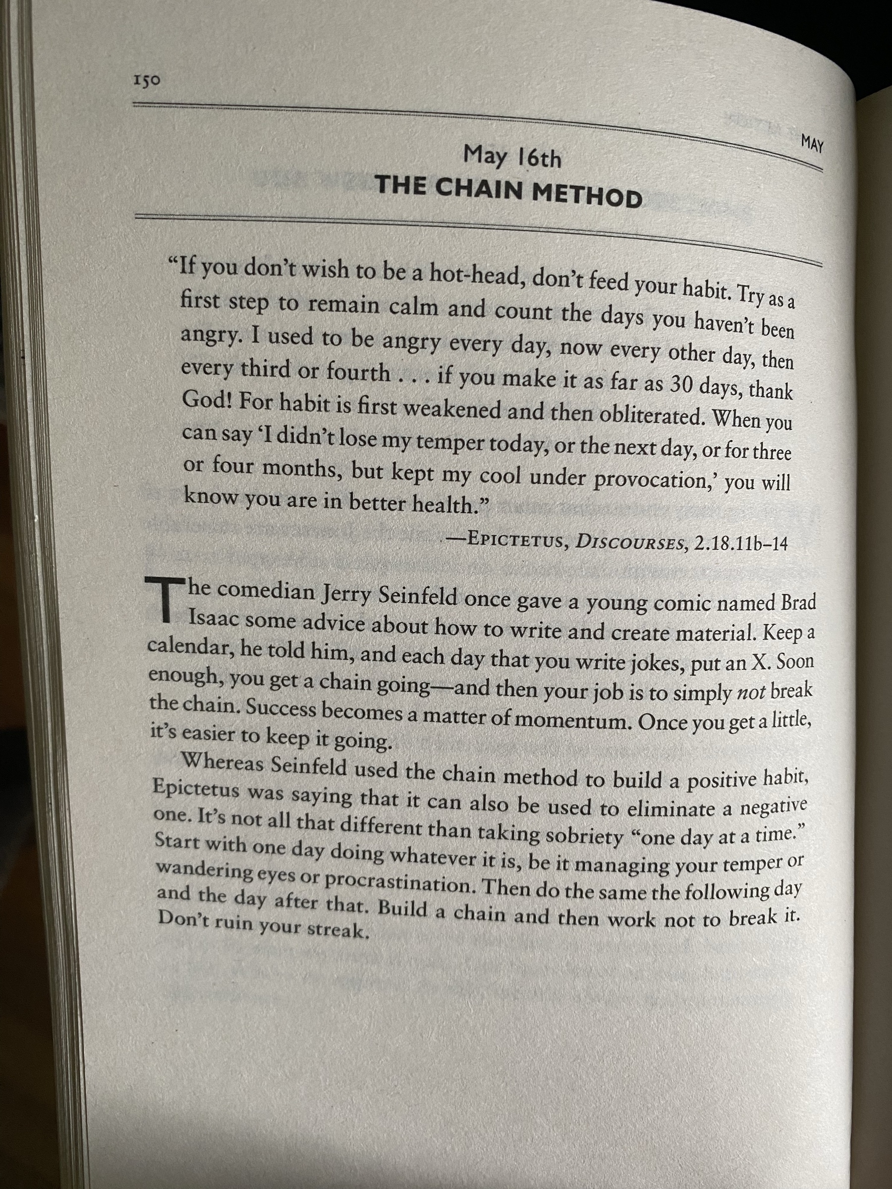 The Daily Stoic … The Daily  Quote … Page 150