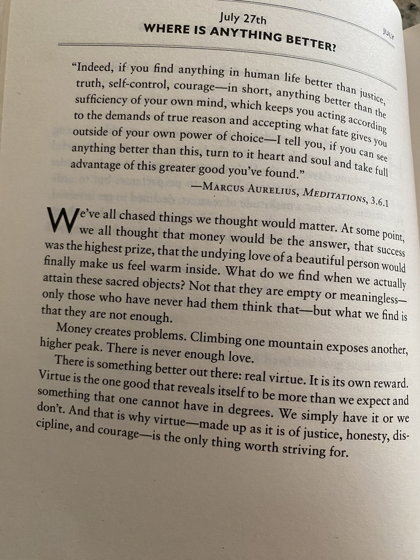 The Daily Stoic … The Daily  Quote … Page 224