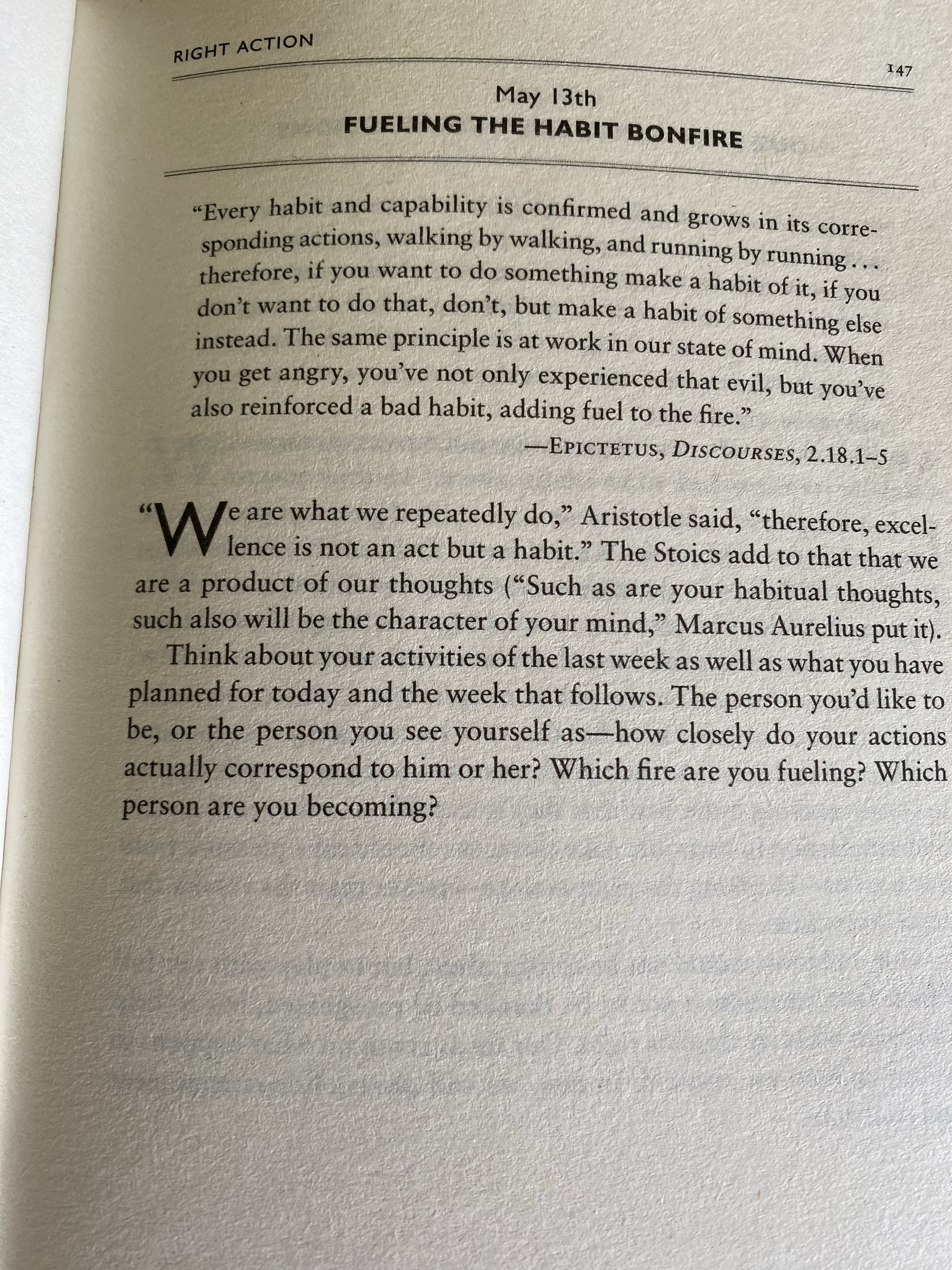 The Daily Stoic … The Daily  Quote … Page 147