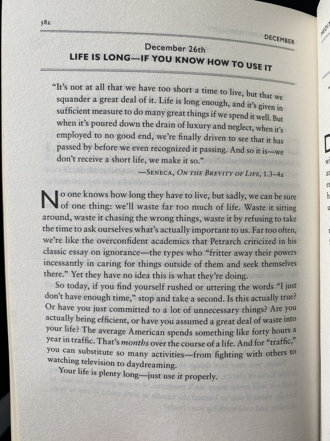 The Daily Stoic … The Daily  Quote … Page 382