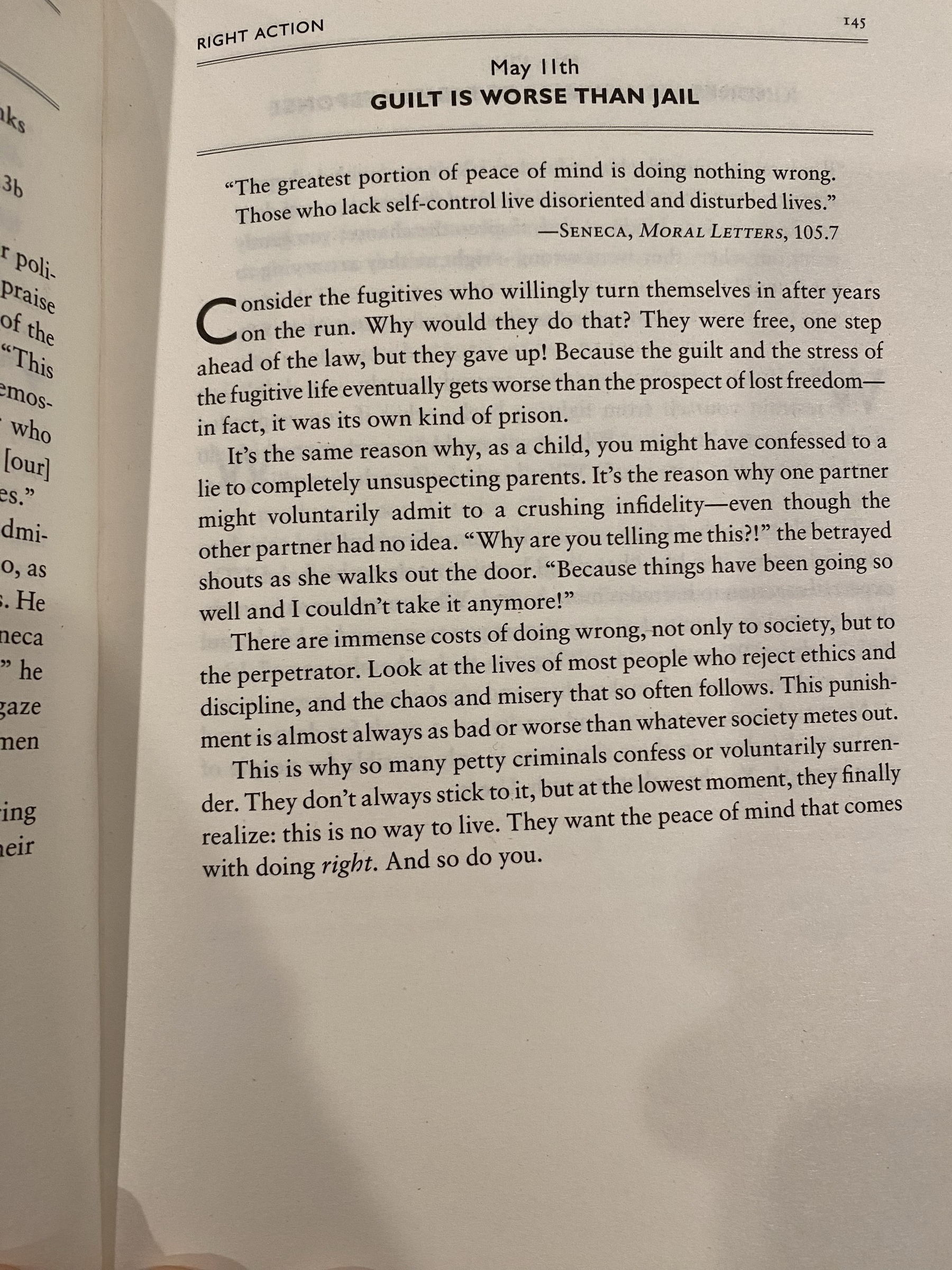 The Daily Stoic … The Daily  Quote … Page 145