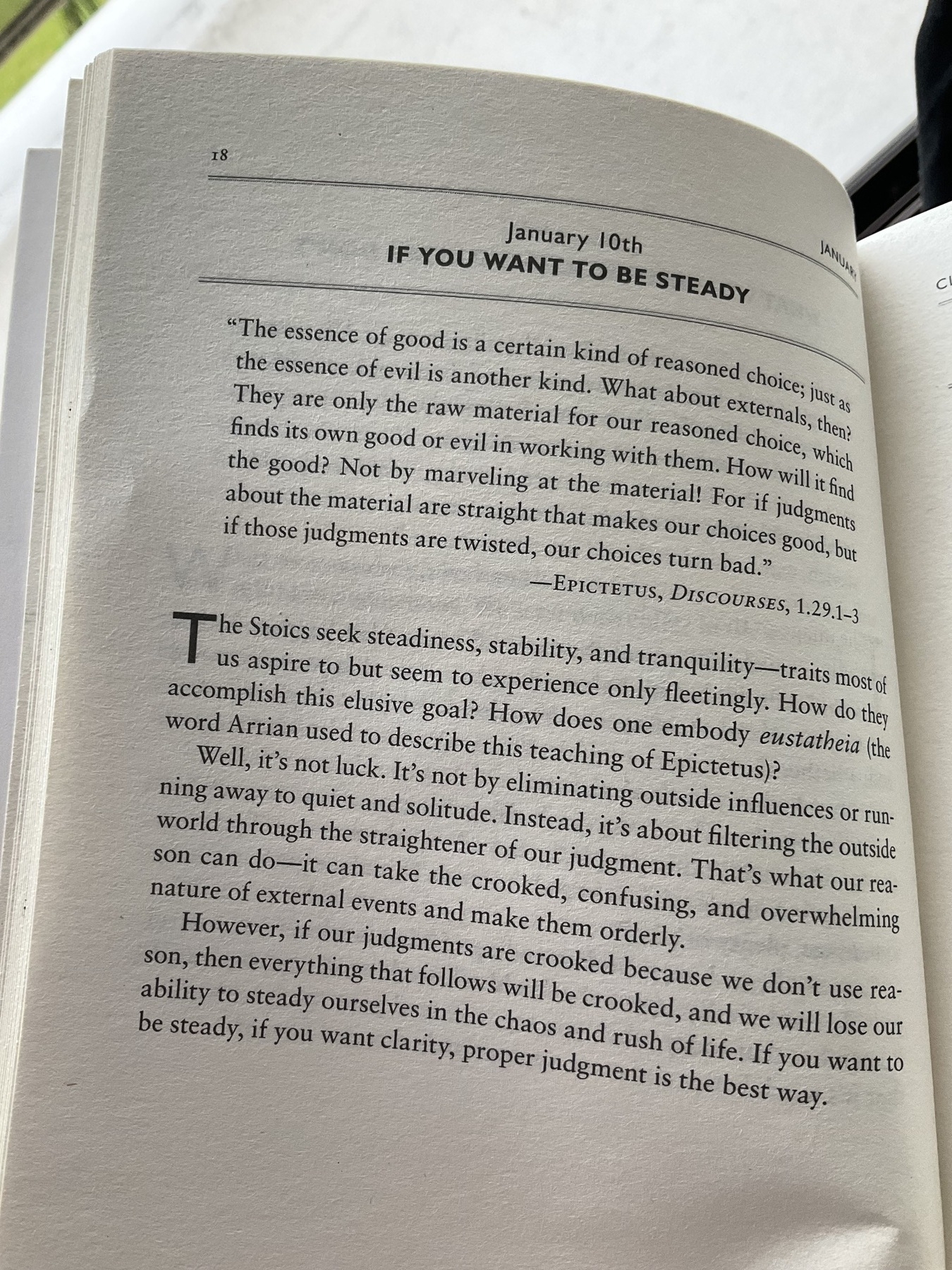 The Daily Stoic … The Daily Quote … Page 18