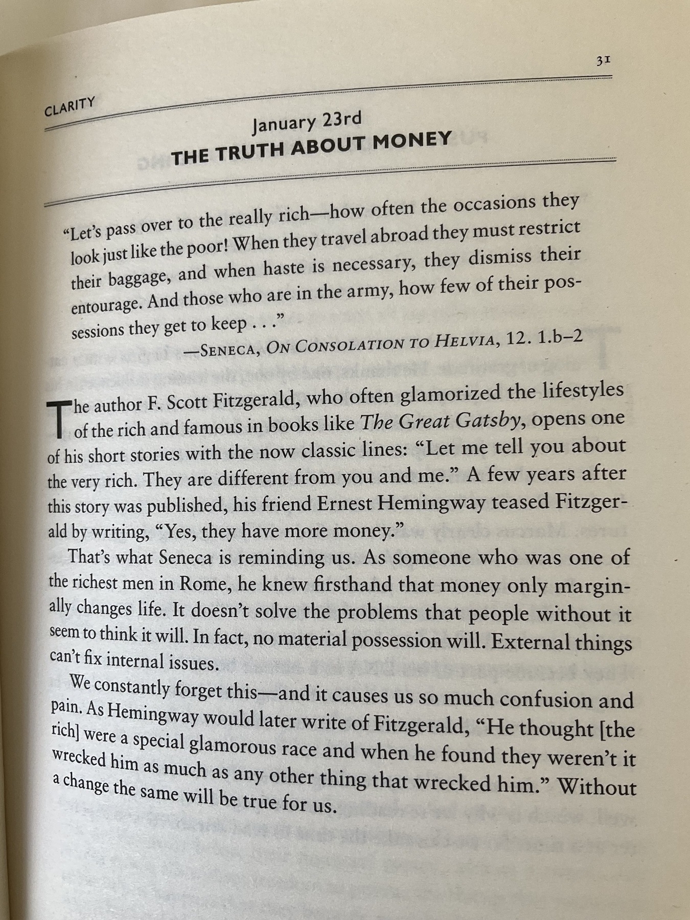 The Daily Stoic … The Daily Quote … Page 31