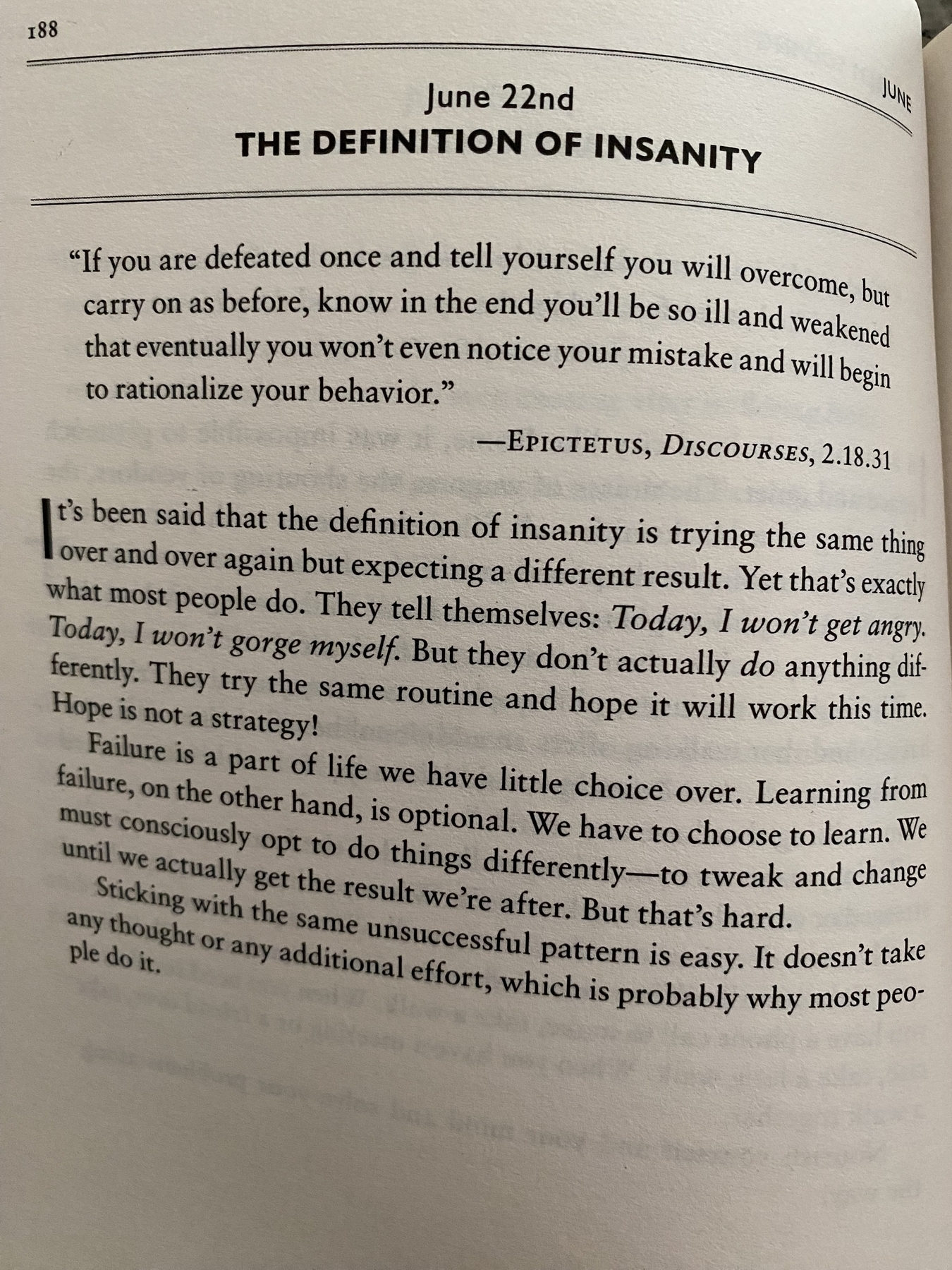 The Daily Stoic … The Daily  Quote … Page 188