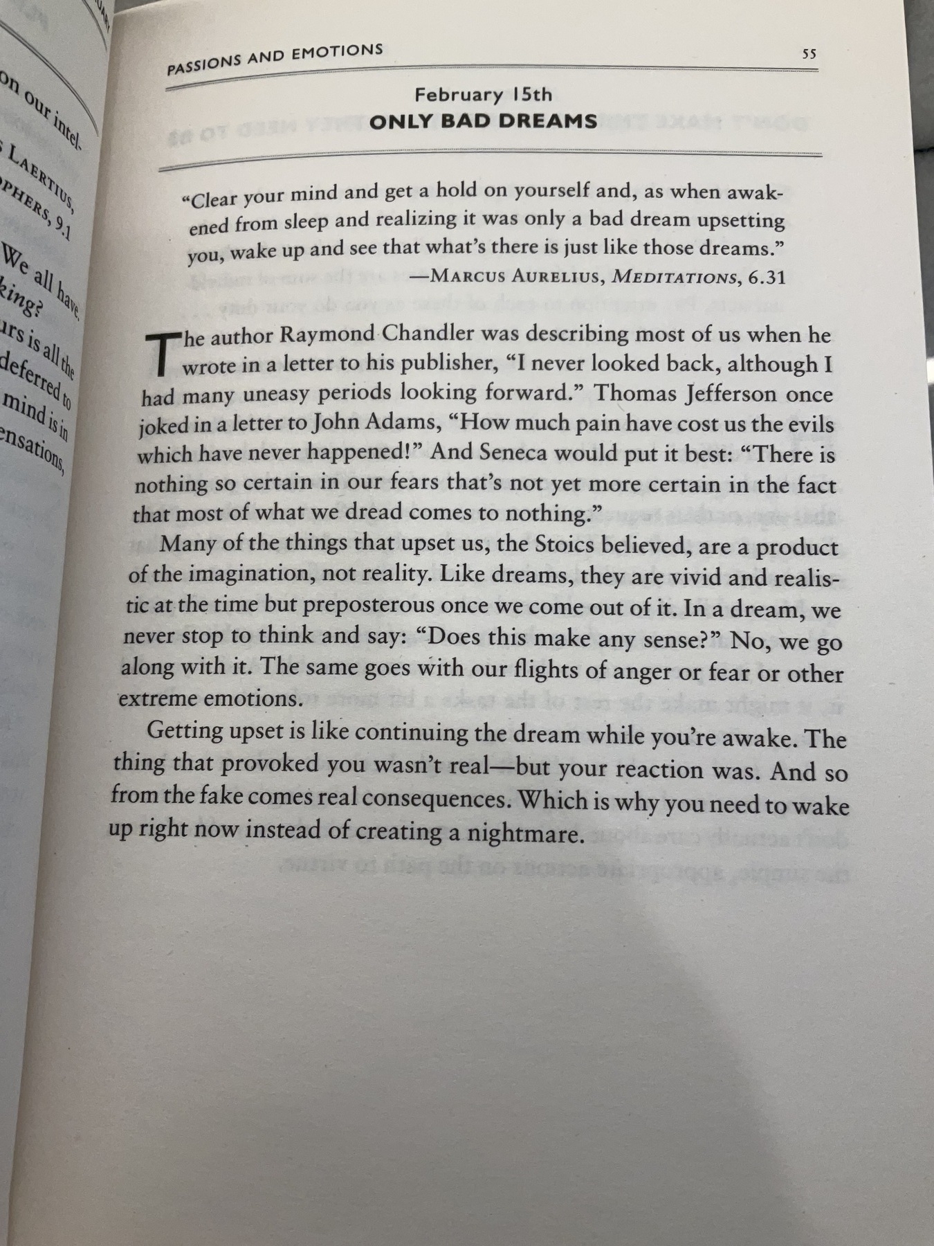 The Daily Stoic … The Daily Quote … Page 55