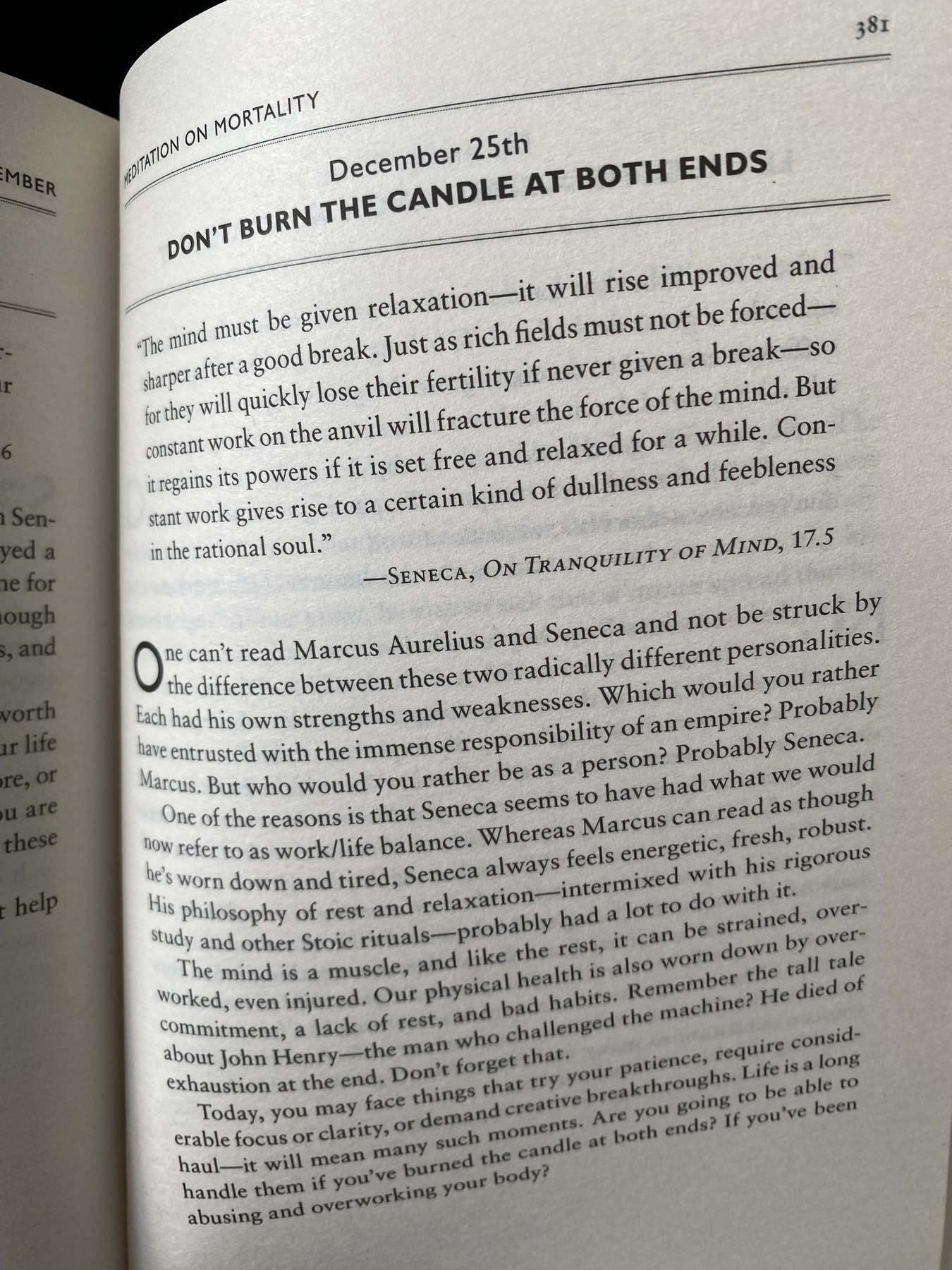 The Daily Stoic … The Daily  Quote … Page 381c