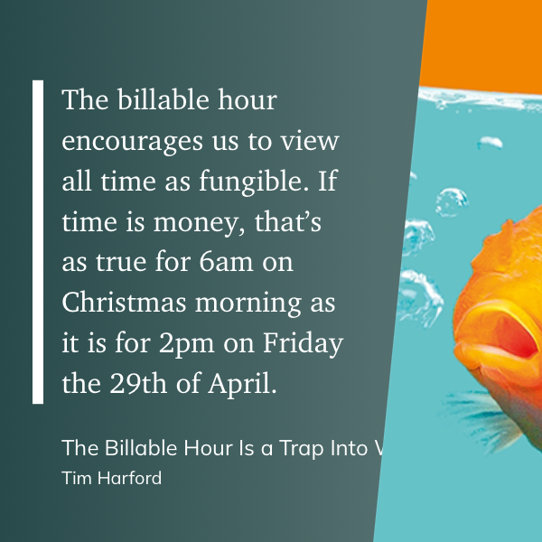 The Billable Hour Is Not Fungible