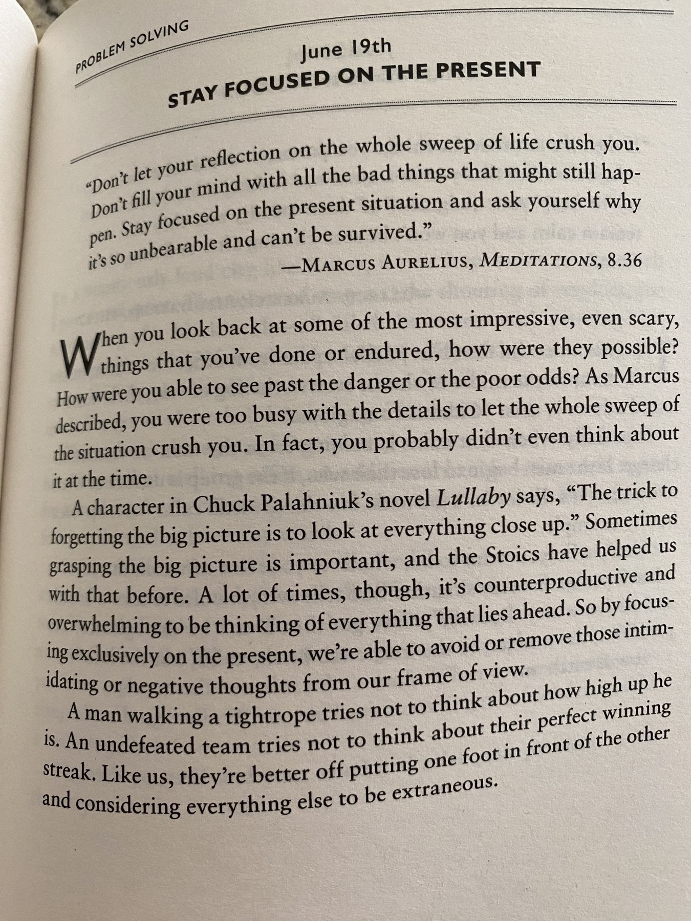 The Daily Stoic … The Daily  Quote … Page 185