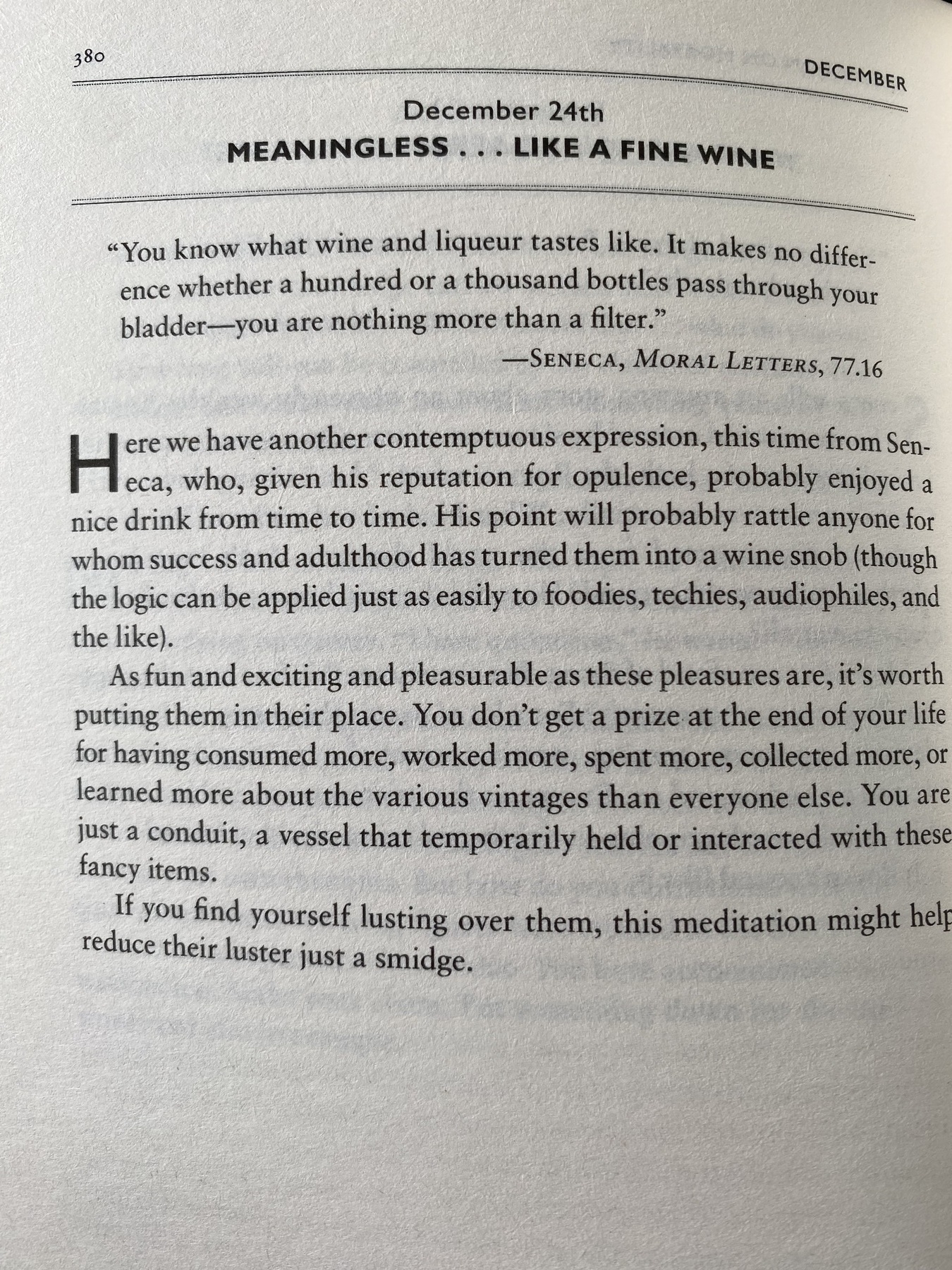 The Daily Stoic … The Daily  Quote … Page 380