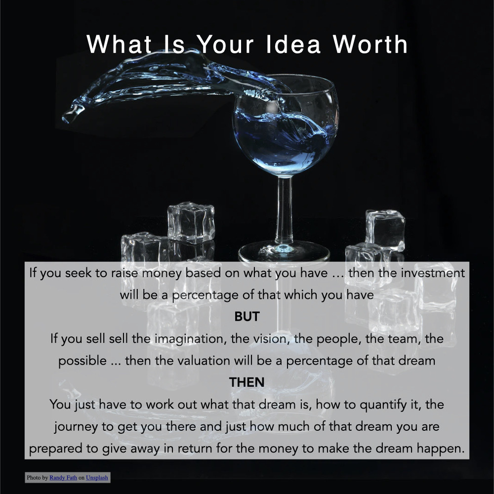 What Is Your Idea Worth