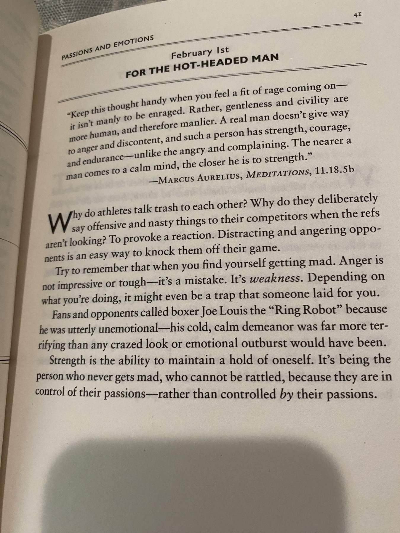 The Daily Stoic … The Daily Quote … Page 41