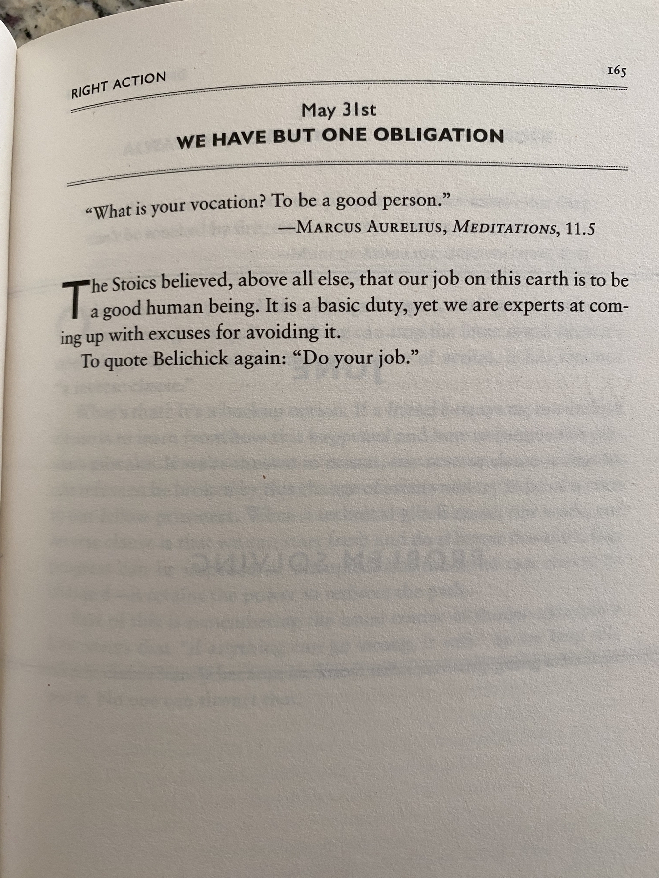 The Daily Stoic … The Daily  Quote … Page 165