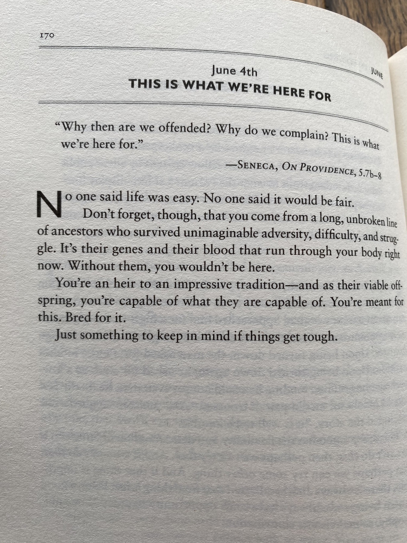 The Daily Stoic … The Daily  Quote … Page 170