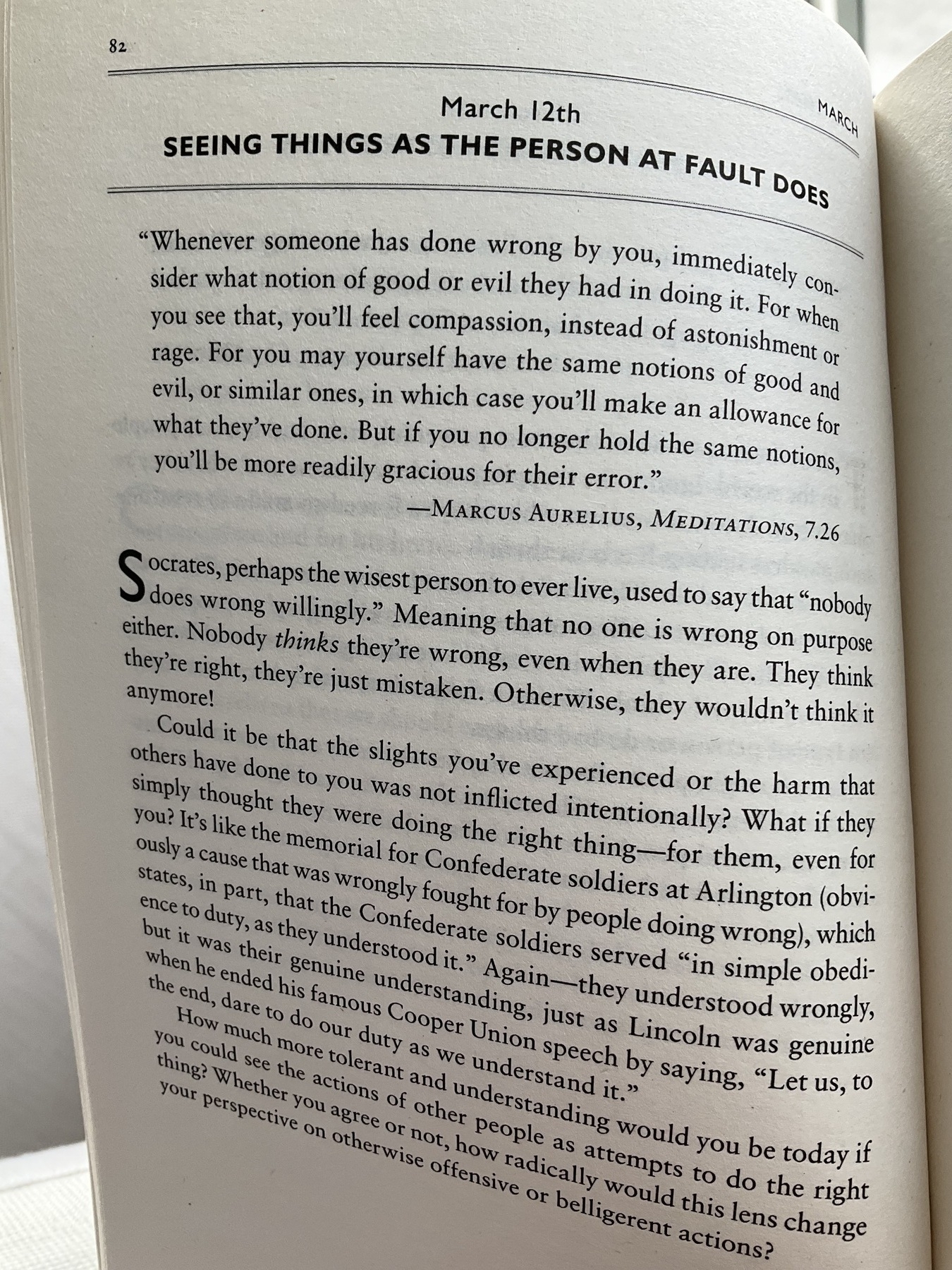 The Daily Stoic … The Daily  Quote … Page 82