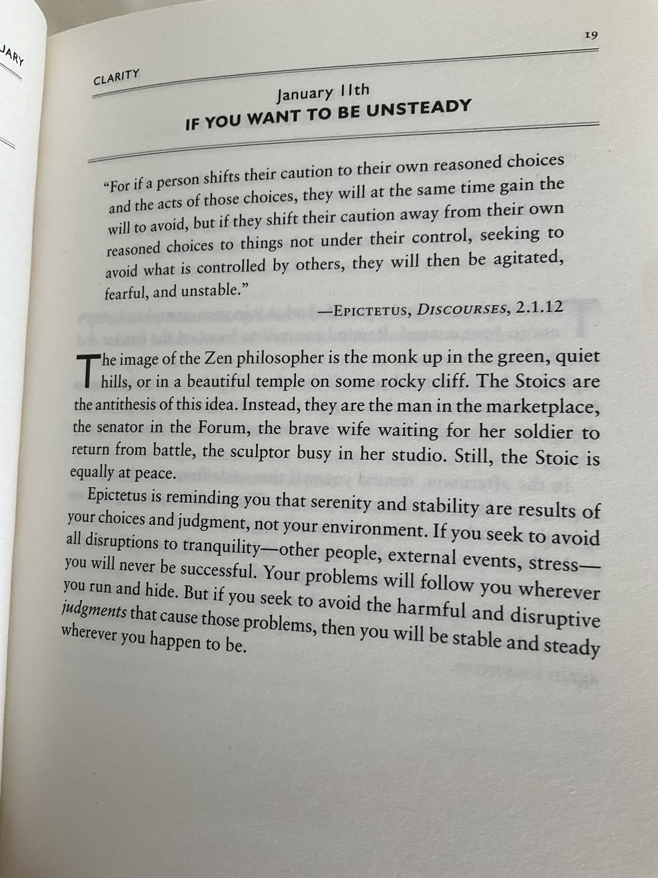The Daily Stoic … The Daily Quote … Page 19