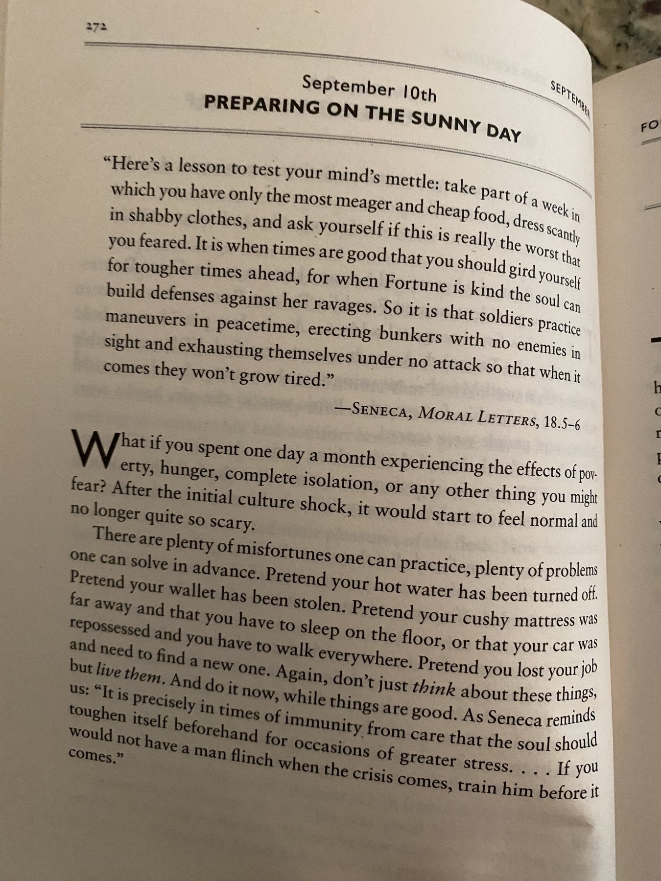 The Daily Stoic … The Daily  Quote … Page 272