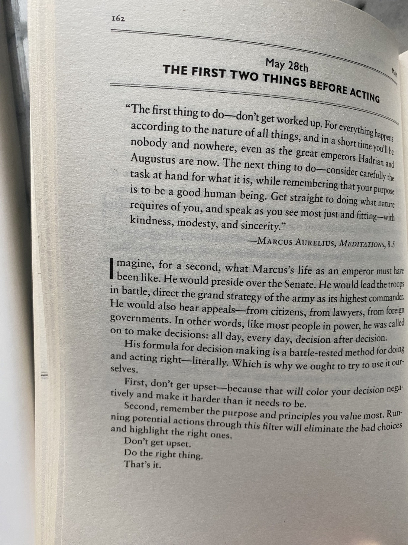 The Daily Stoic … The Daily  Quote … Page 162