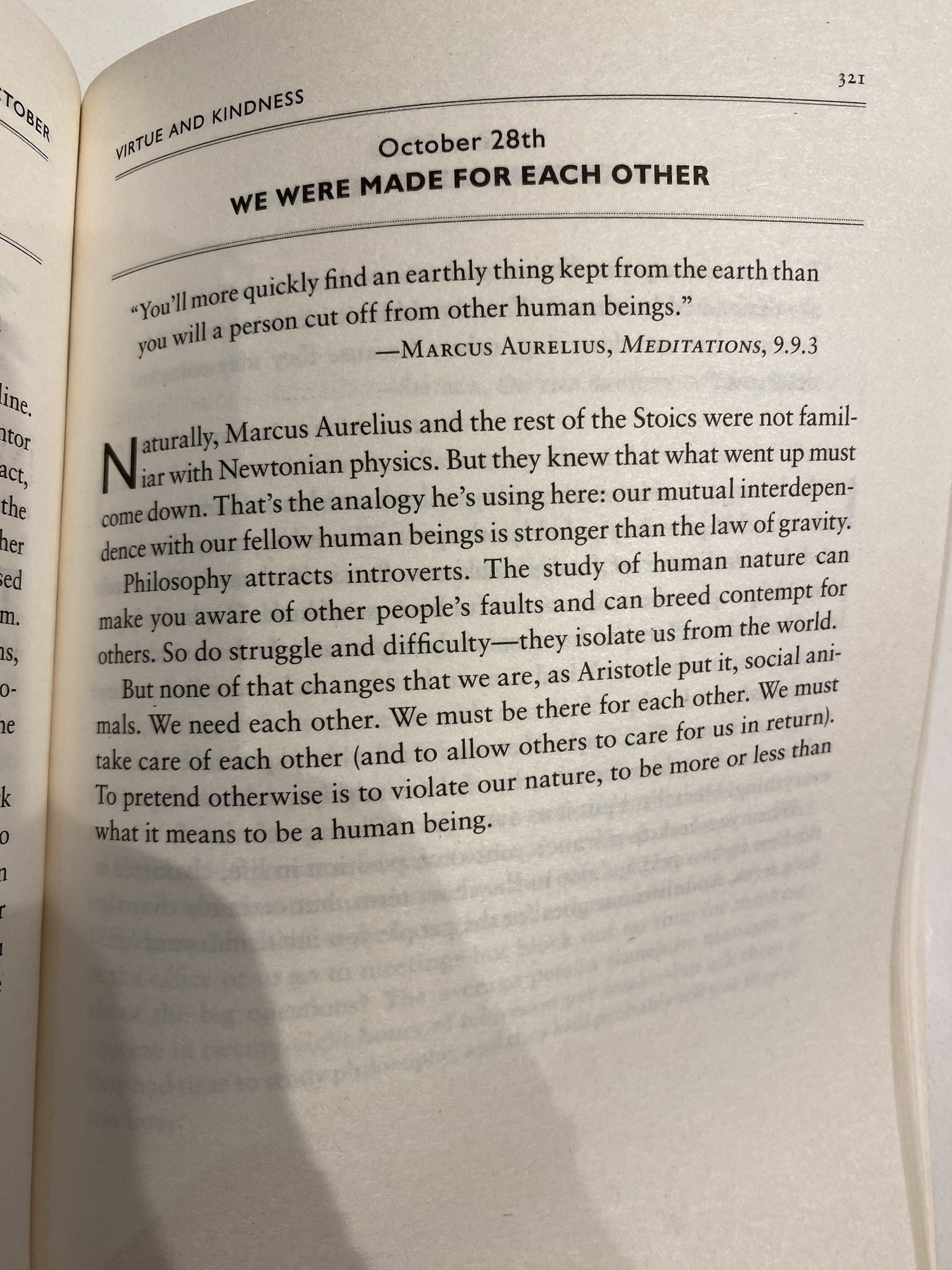 The Daily Stoic … The Daily  Quote … Page 321