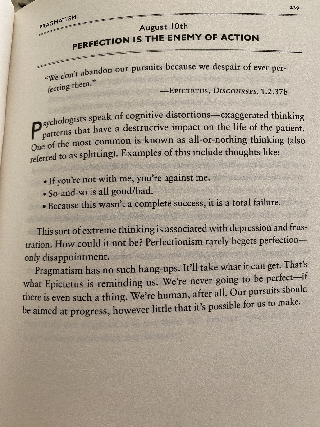 The Daily Stoic … The Daily  Quote … Page 239