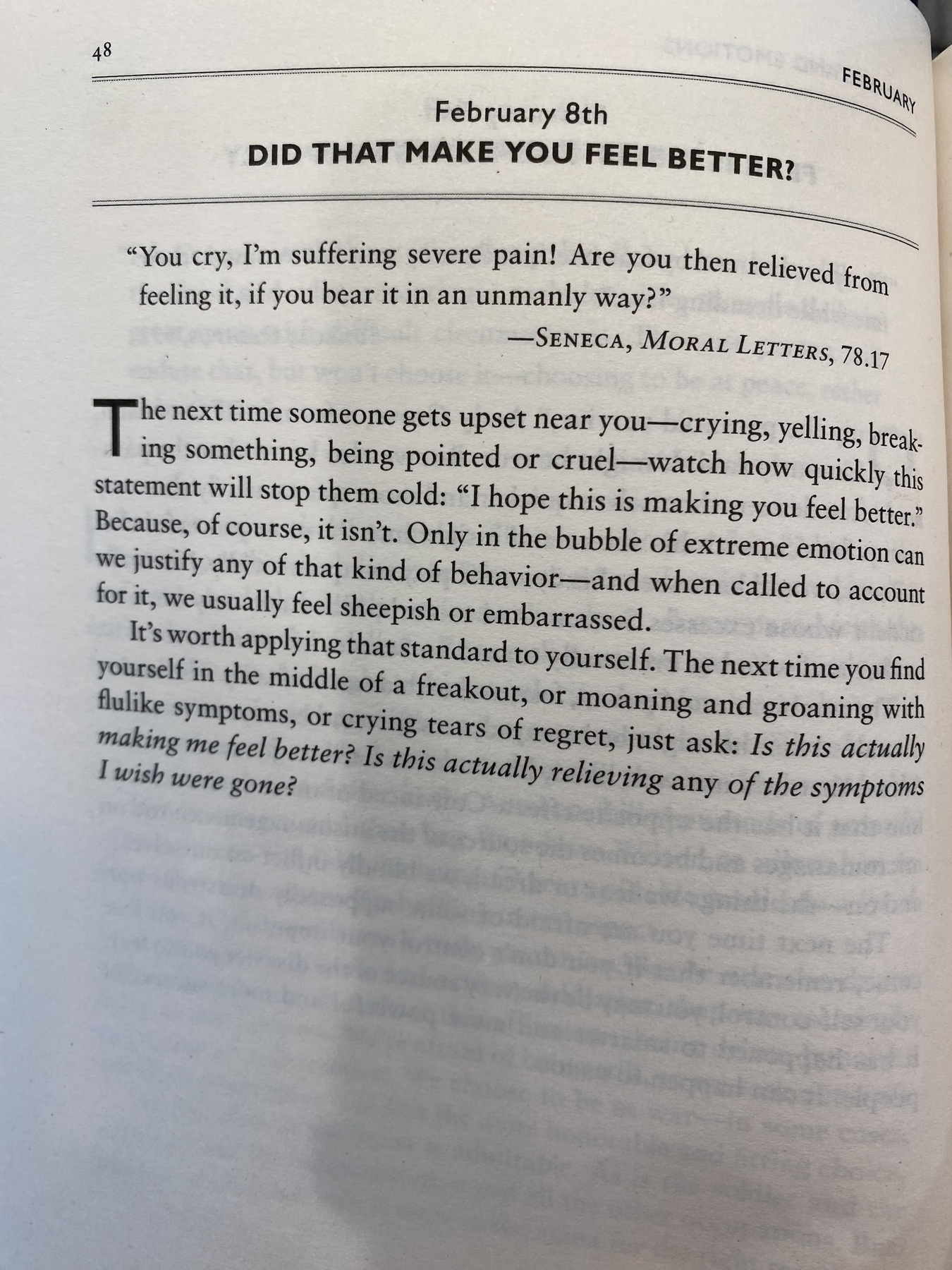 The Daily Stoic … The Daily Quote … Page 48