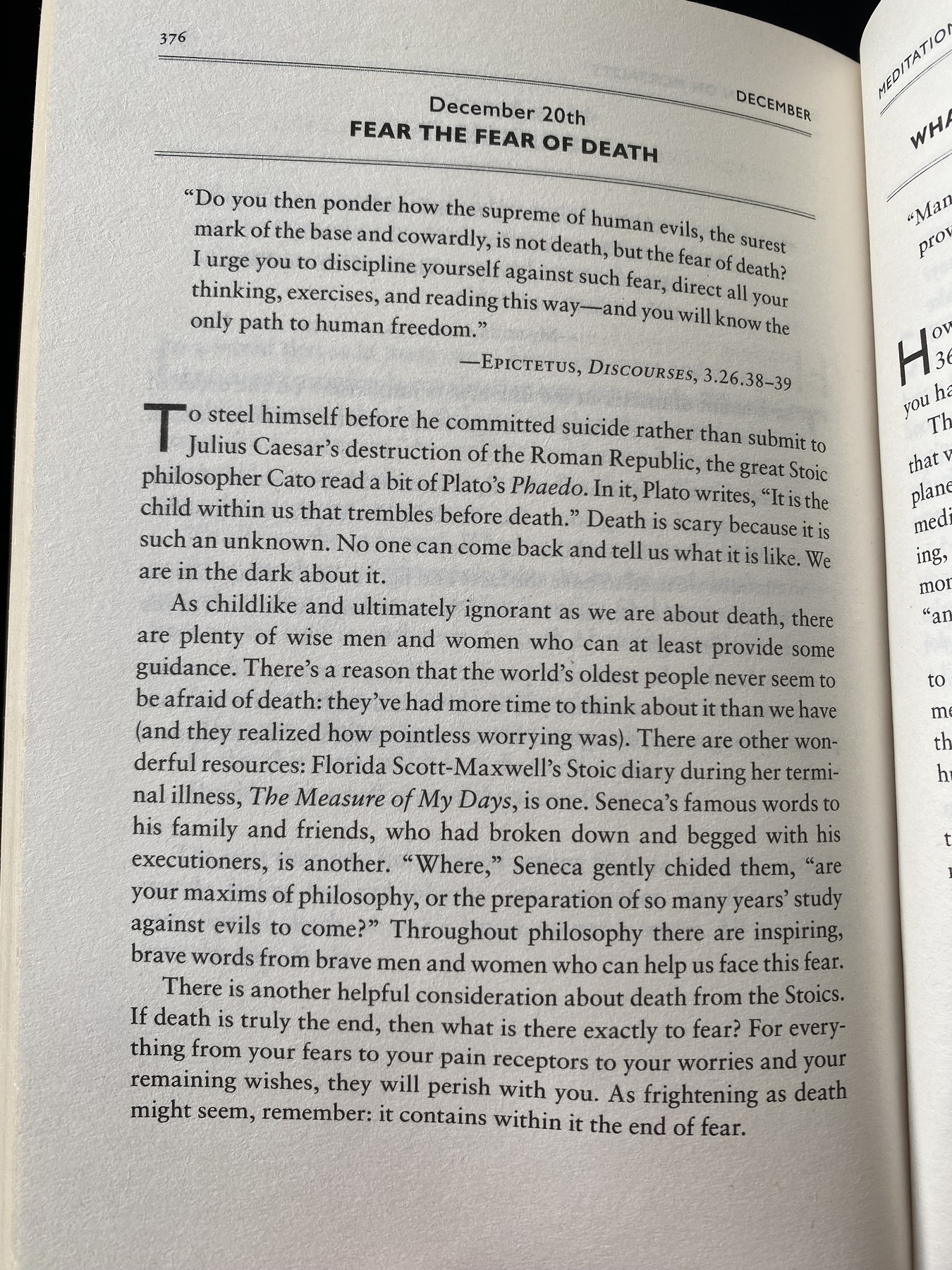 The Daily Stoic … The Daily  Quote … Page 376