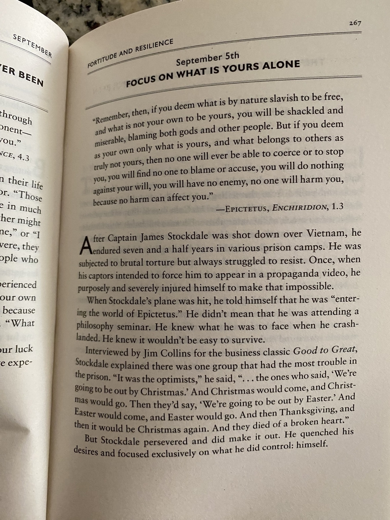 The Daily Stoic … The Daily  Quote … Page 267