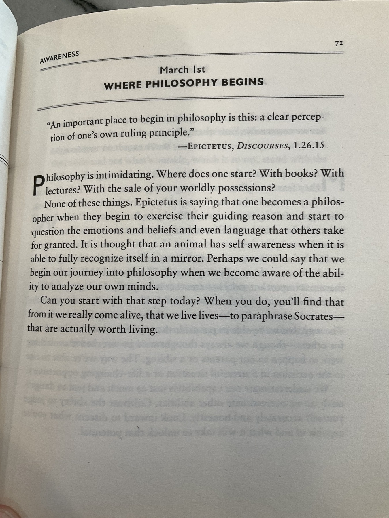 The Daily Stoic … The Daily  Quote … Page 69