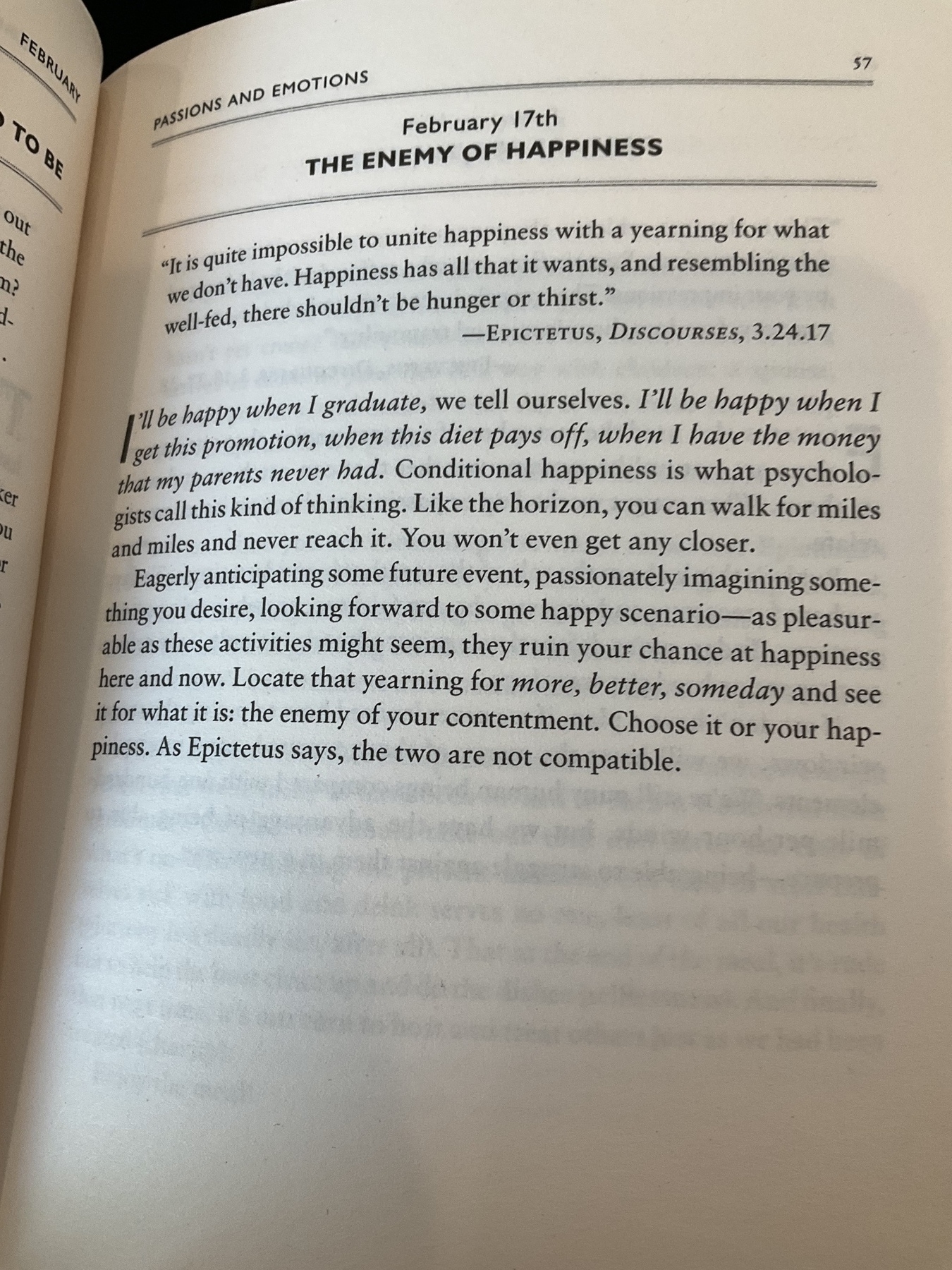 The Daily Stoic … The Daily Quote … Page 57