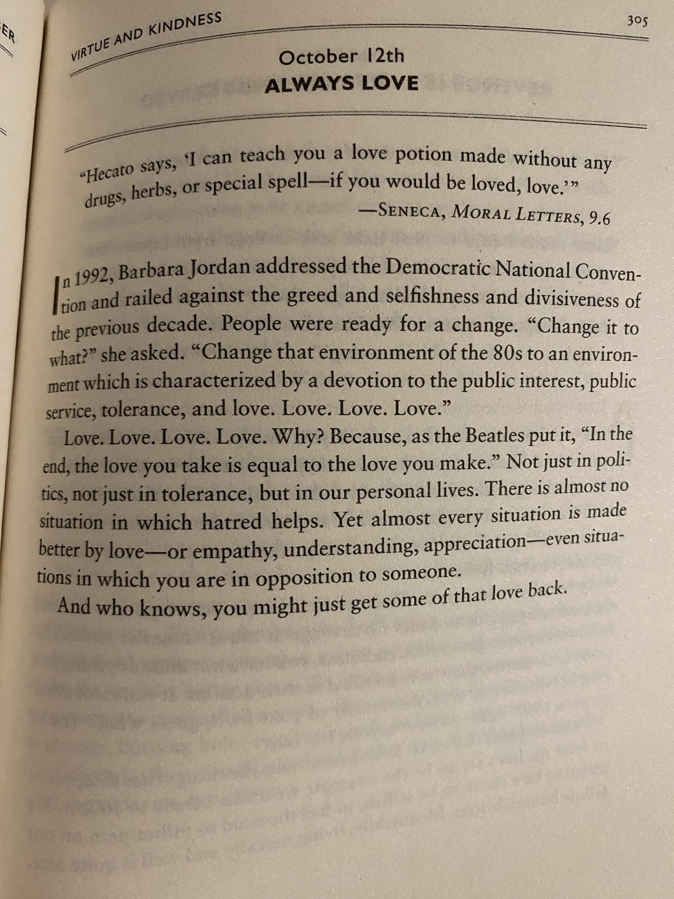 The Daily Stoic … The Daily  Quote … Page 305