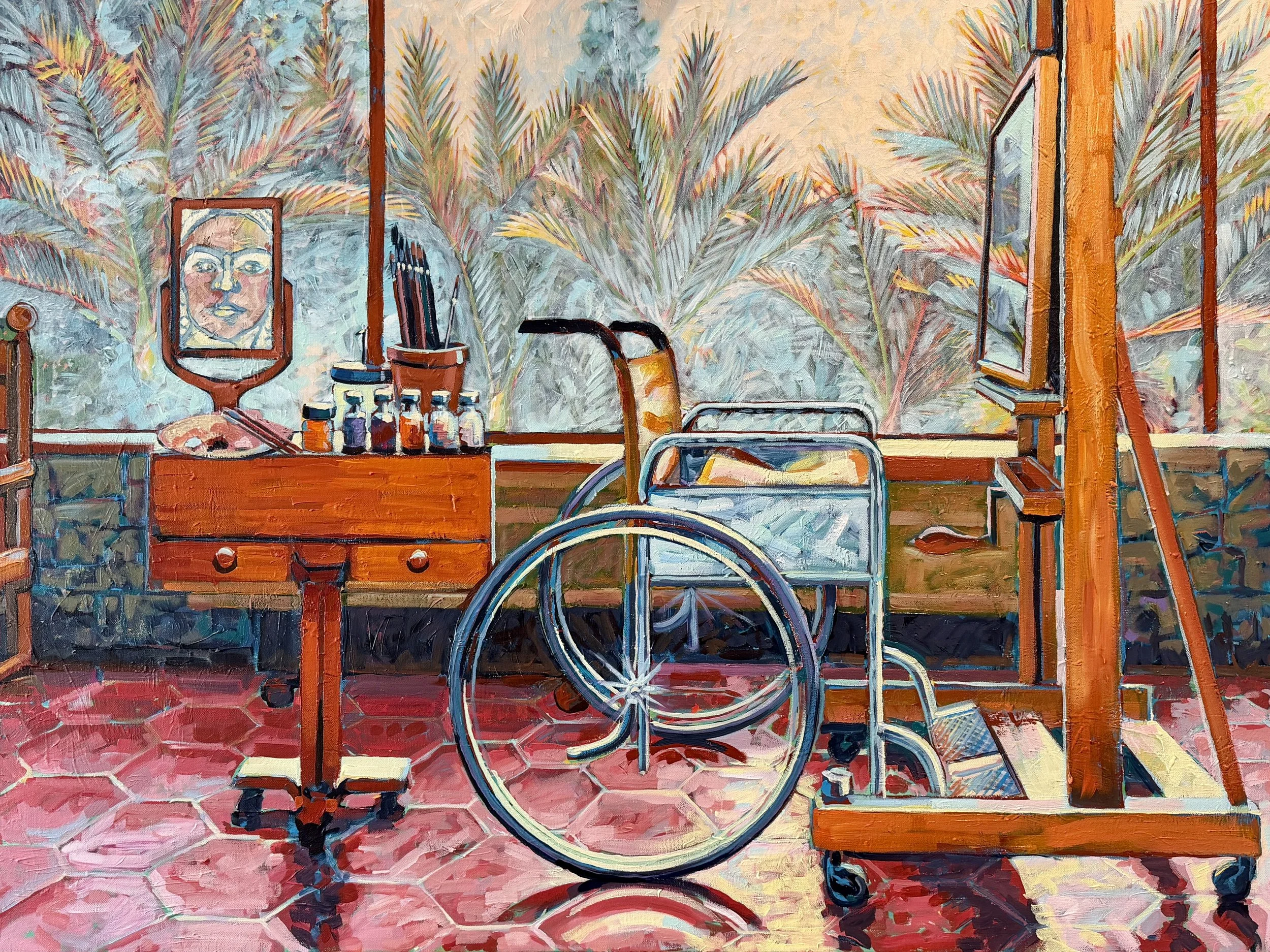 FRIDA’S STUDIO - Acrylic on canvas, 36”x48”
