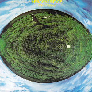 Hergest Ridge 1974 album cover. Copyright owned by Virgin records