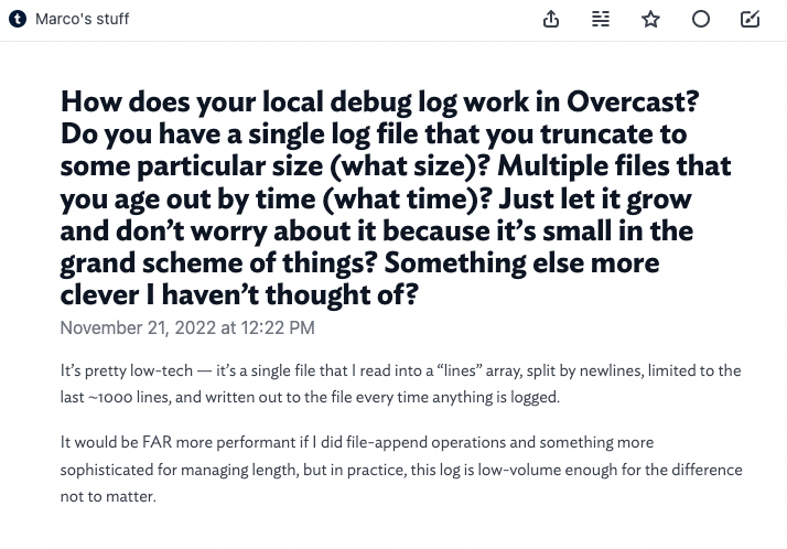 How quote-style posts look like in Feedbin