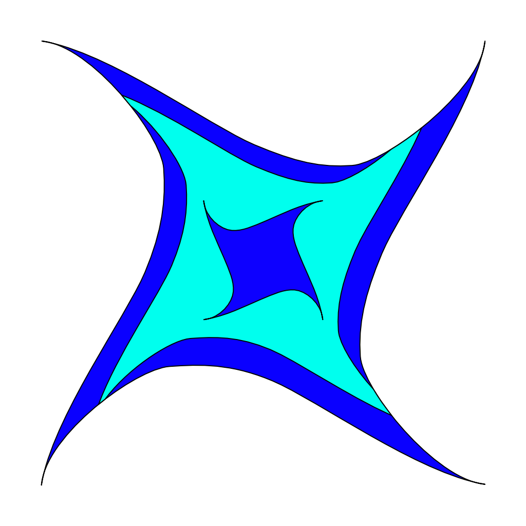 First attempt at the blue plasma logo, crafted within Affinity Designer