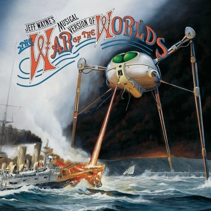 The album cover of Jeff Wayne’s Musical Version of The War Of The Worlds