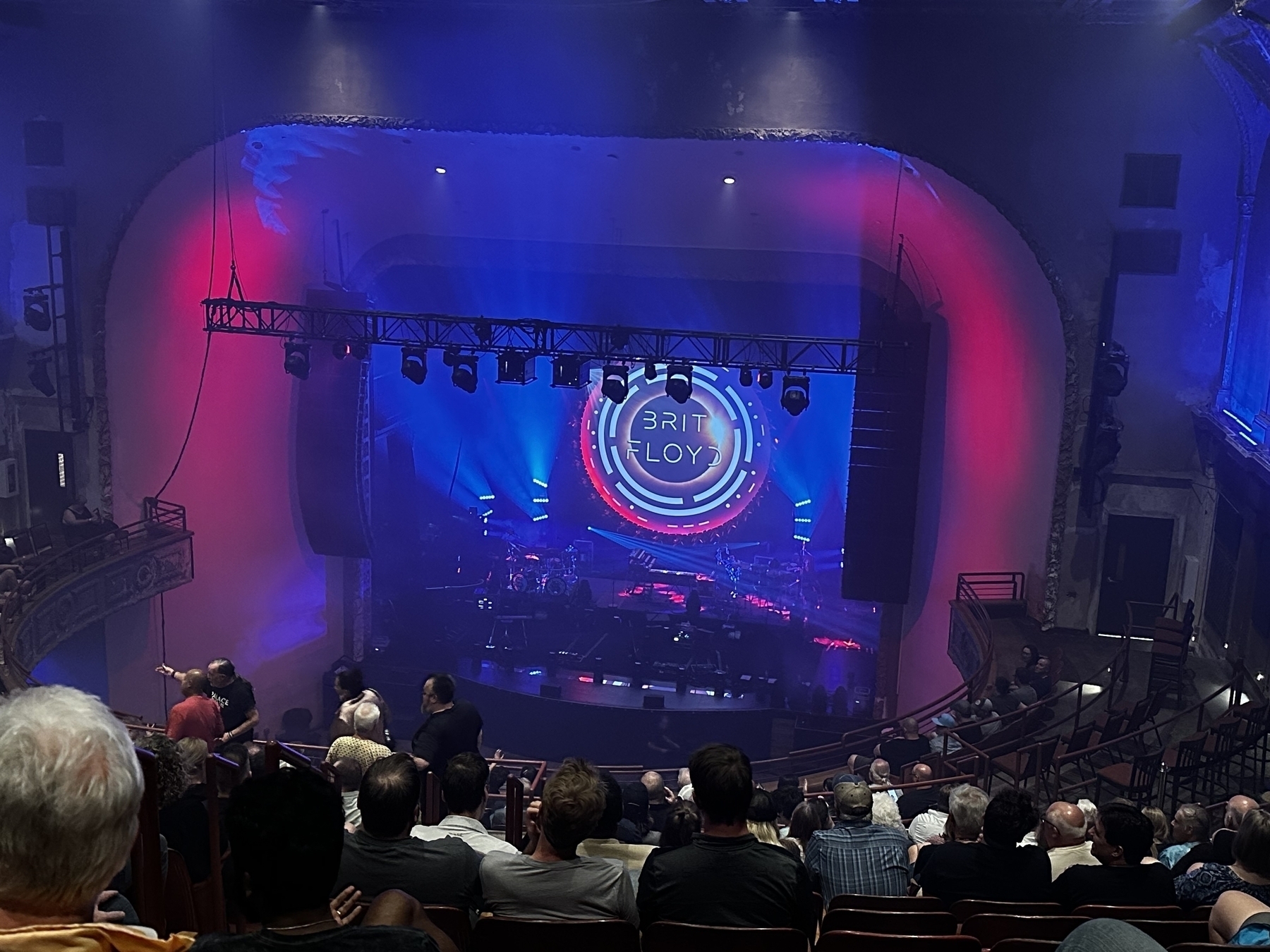 Smokey palace theater for Brit Floyd.