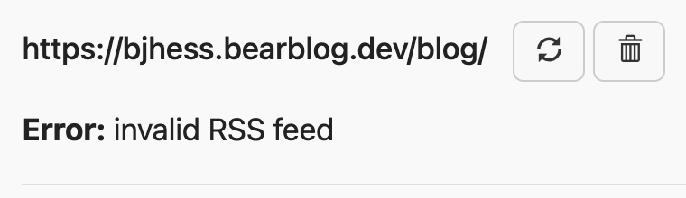 Bear blog RSS feed invalid according to Micro.blog