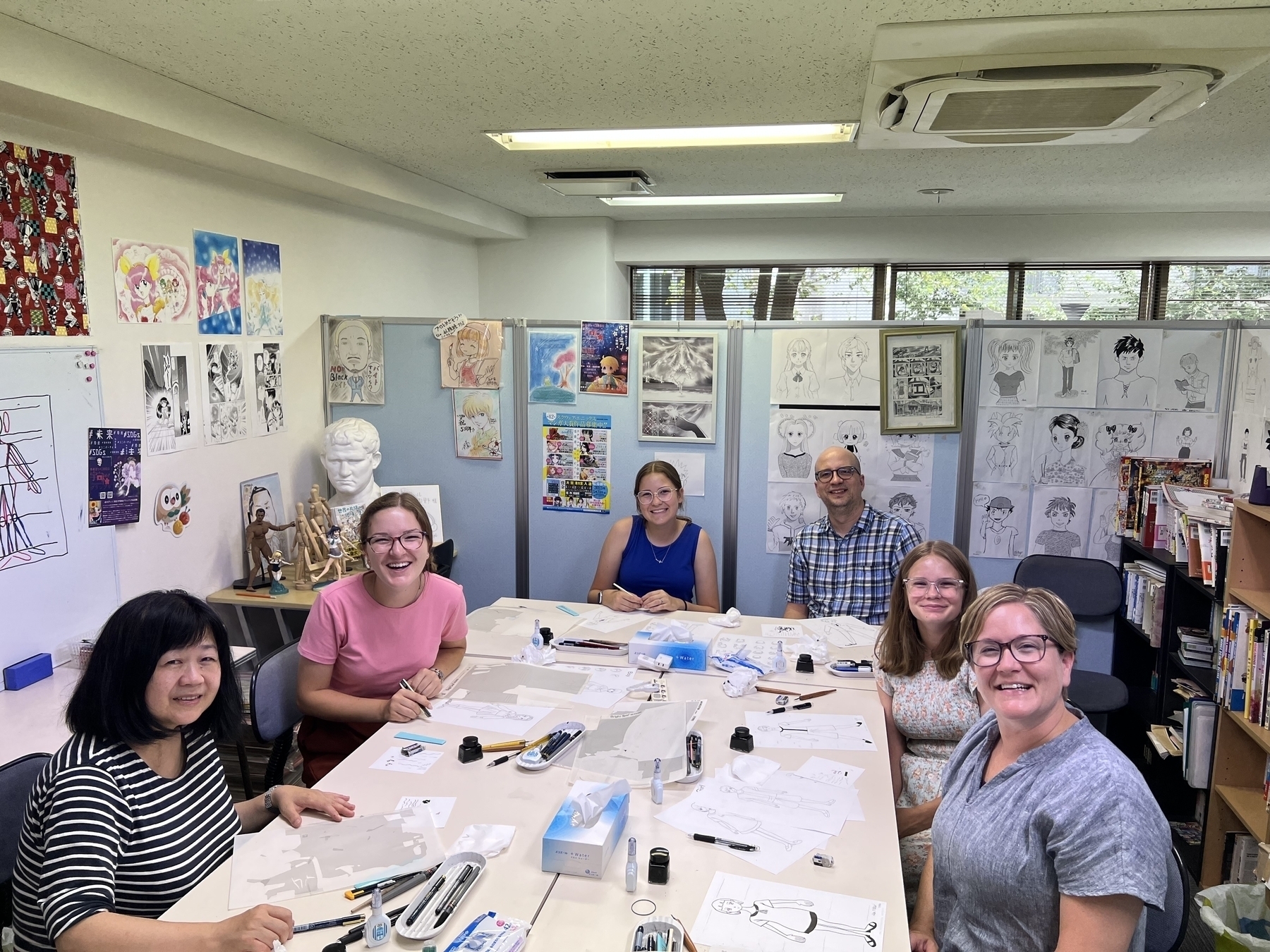 Manga drawing class