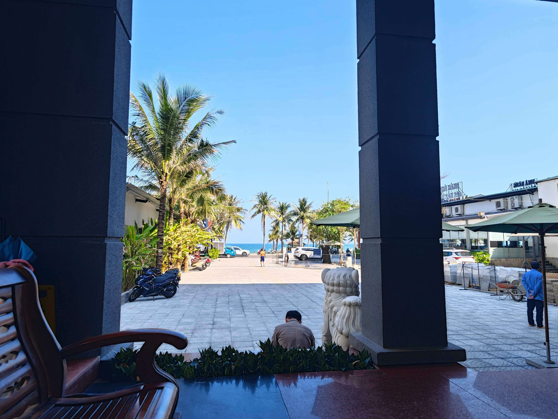 Donna will never see this Eastward view of the Pacific