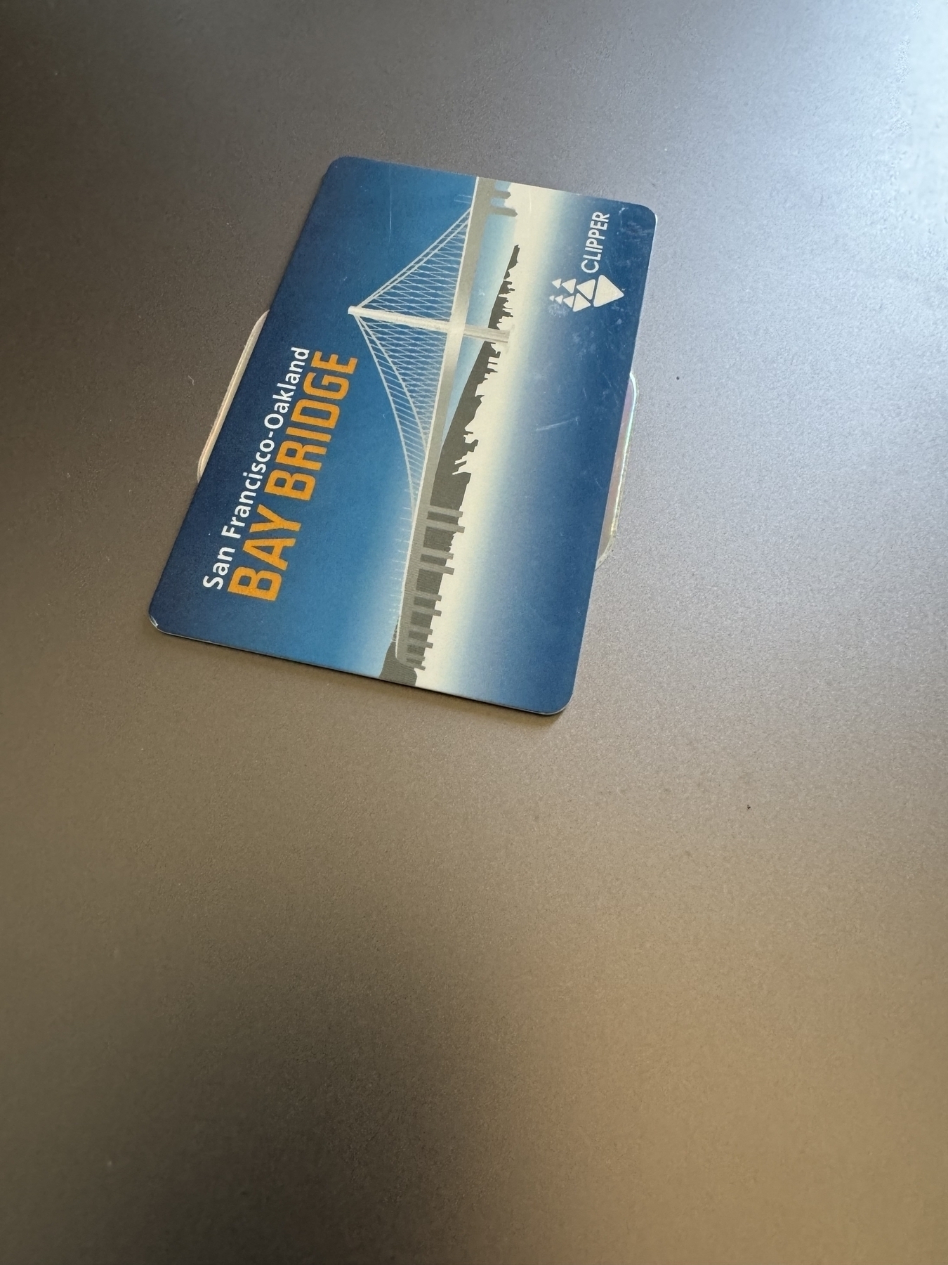 A Clipper card used for the Bay Area public transport 