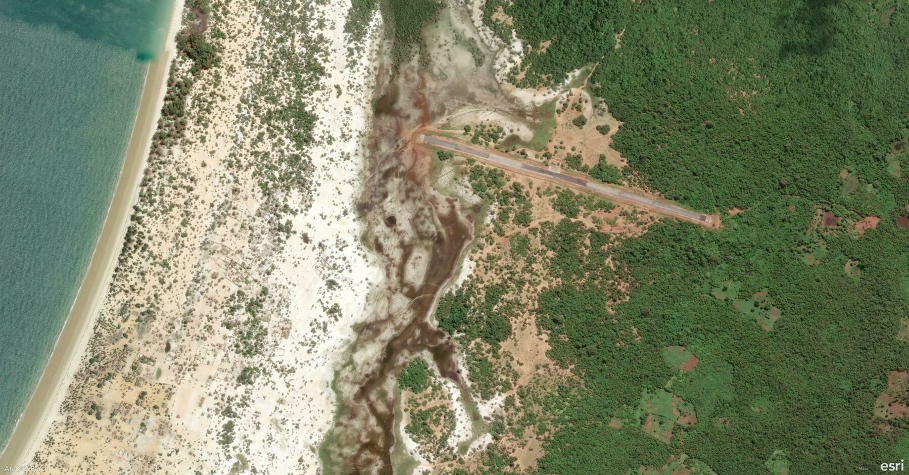 Screenshot of District d'Analalava, Madagascar, from ArcGIS Earth