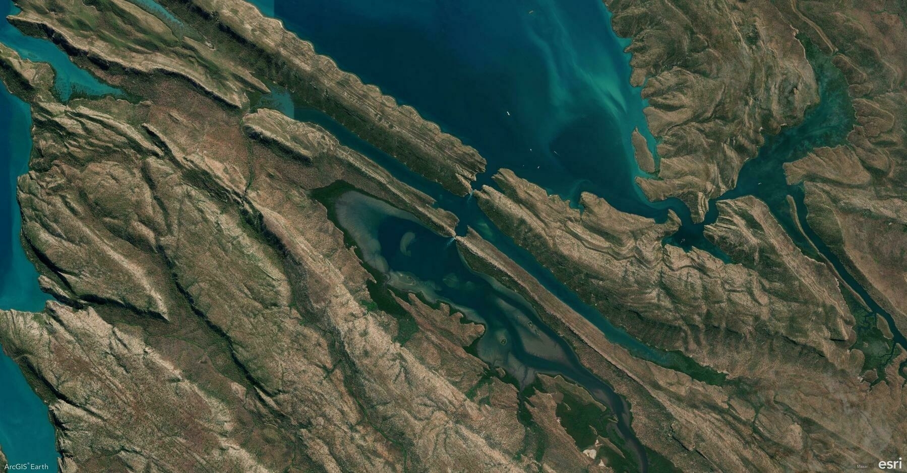 Screenshot of Kimbolton, Australia, from ArcGIS Earth