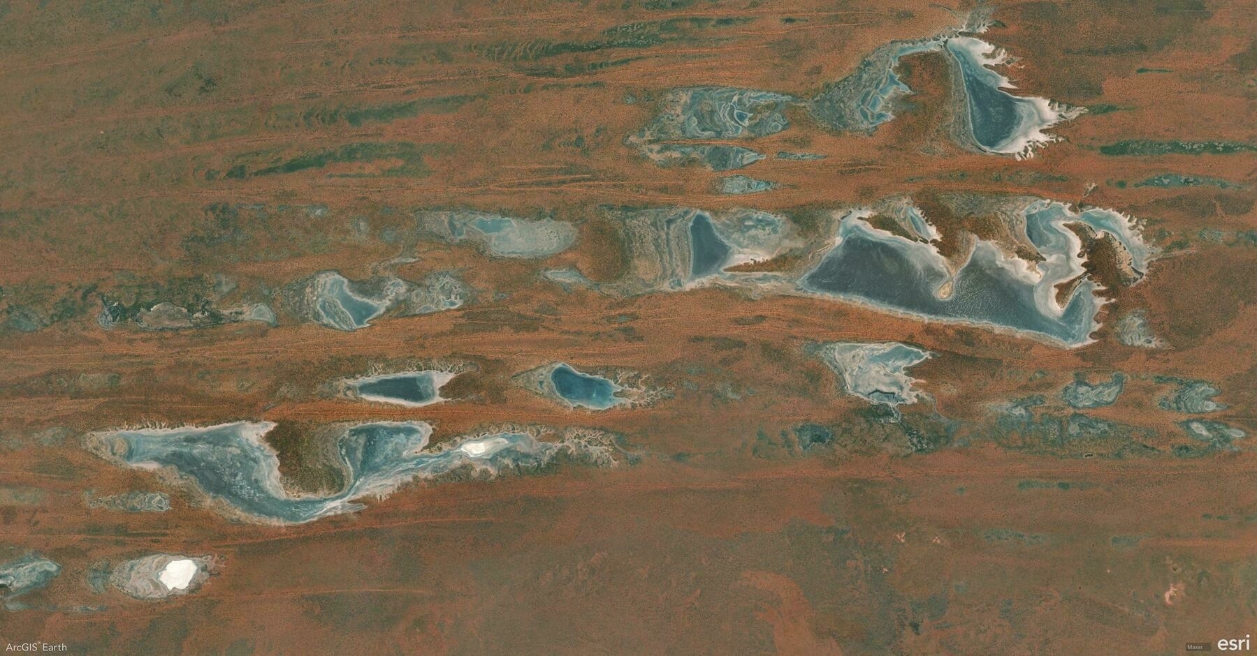 Screenshot of Tanami, Australia, from ArcGIS Earth