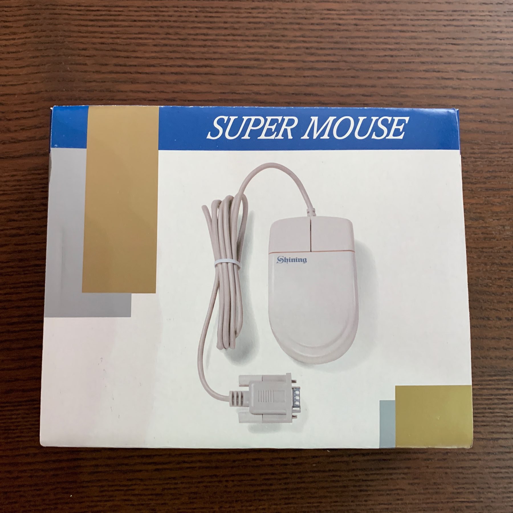 A "Super Mouse" in its original box