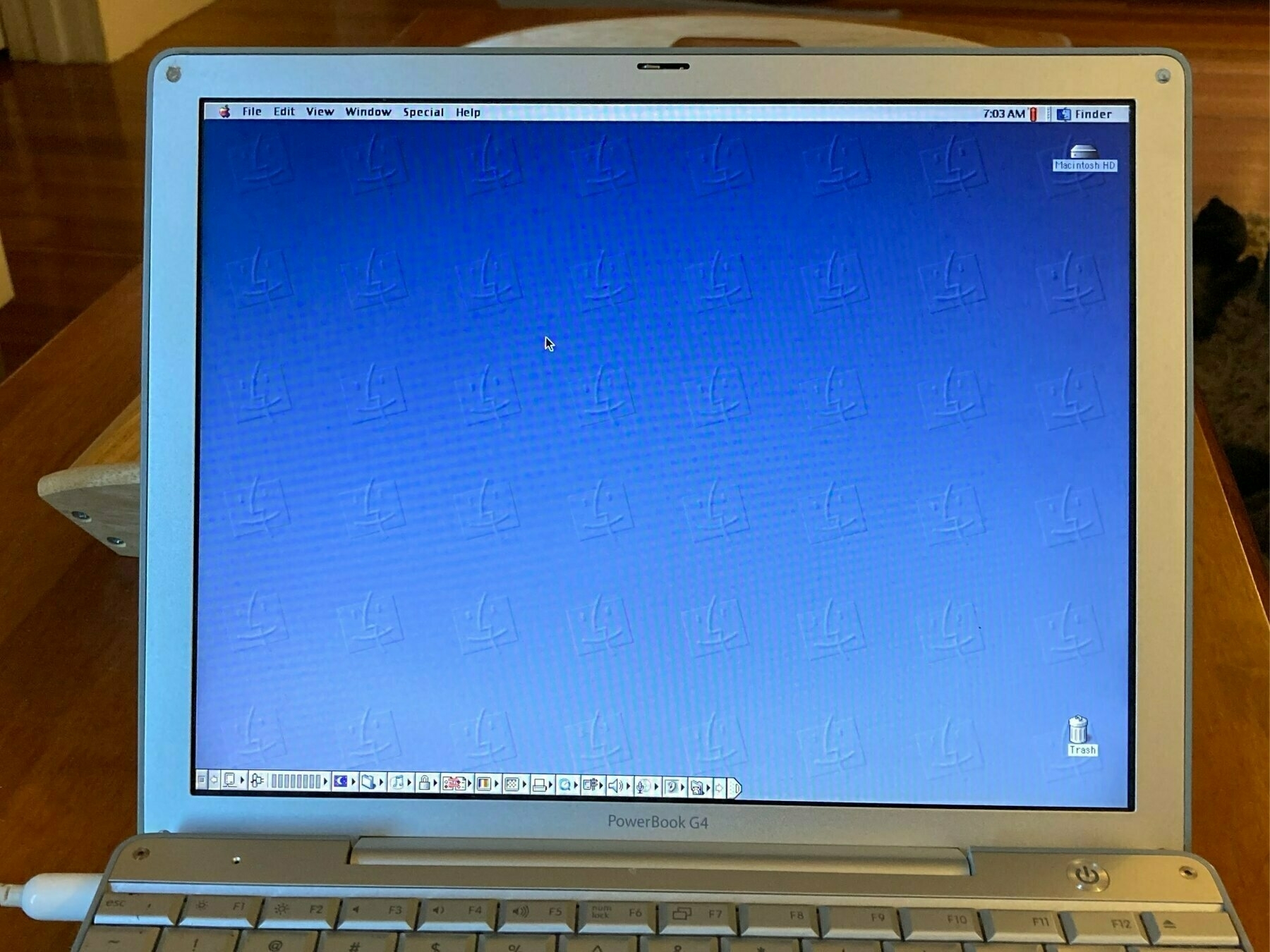 Mac OS 9.2.2 on a 12 inch PowerBook G4