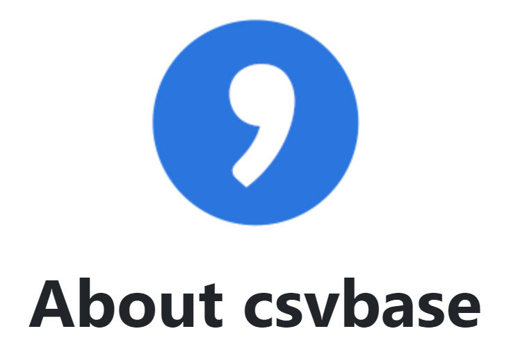 about csvbase