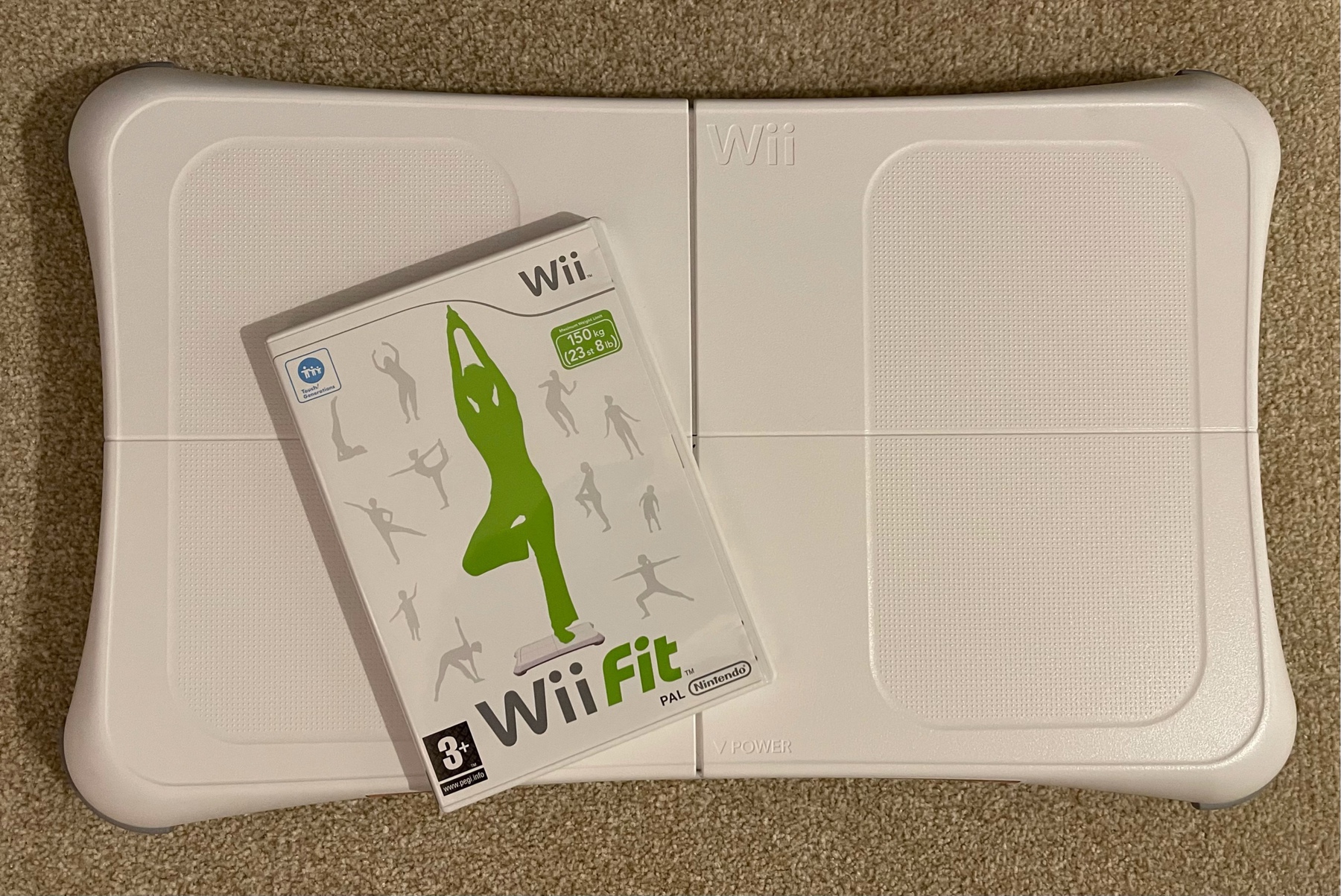 Nintendo Wii Balance Board and Wii Fit game