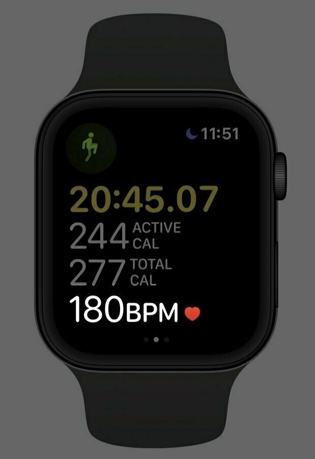 Apple Watch heart rate monitor