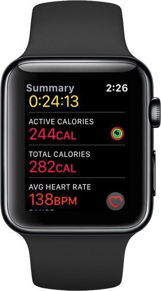 Apple watch workout