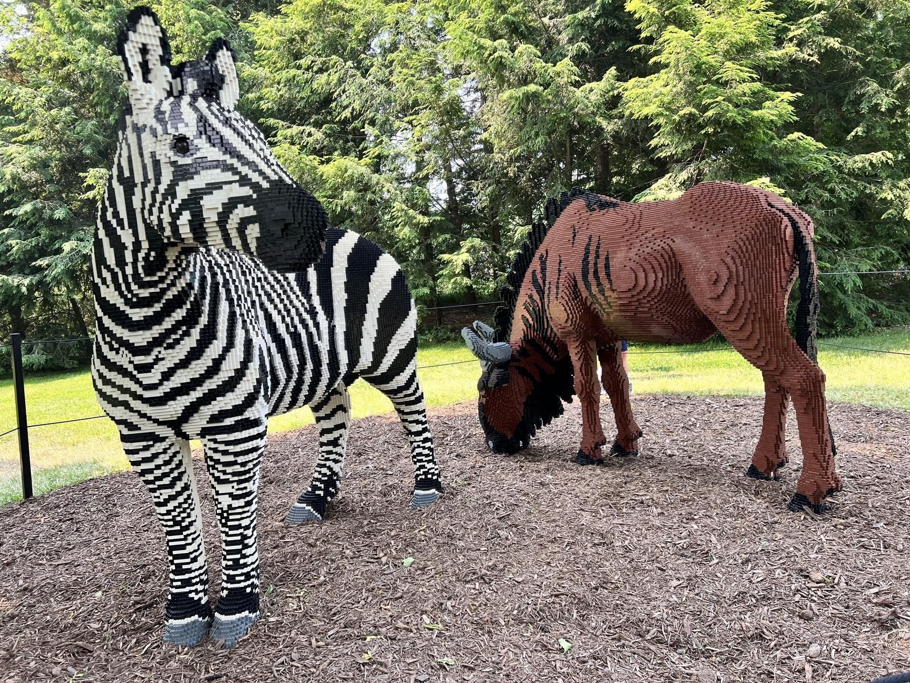 Zebra built in LEGO